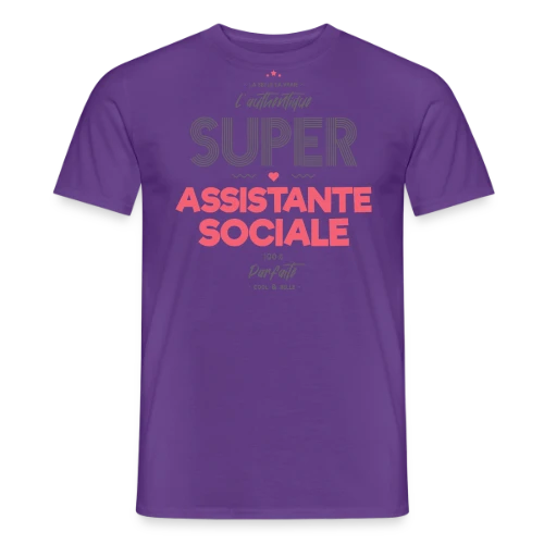 L'Authentique Super Assistante Sociale - T-shirt homme