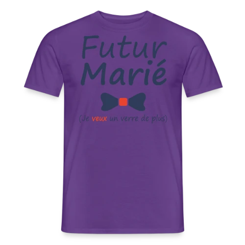 Futur Marié Verre de Plus - T-shirt homme