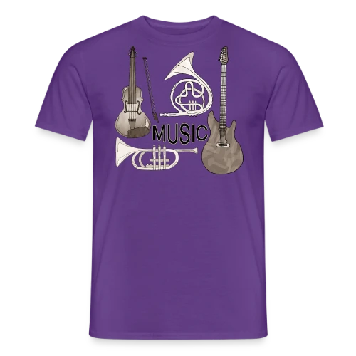 Passion Musique : Instruments & Guitare - T-shirt homme