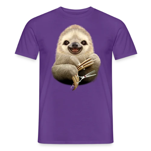 Paresseux Barbier : La Précision Lente - T-shirt homme