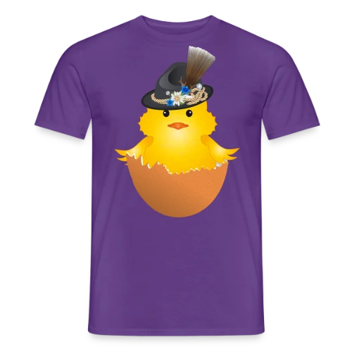Adorable Poussin Bavarois en Costume Traditionnel - T-shirt homme