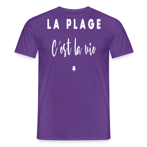 T-shirt La Plage C'est la Vie - T-shirt homme