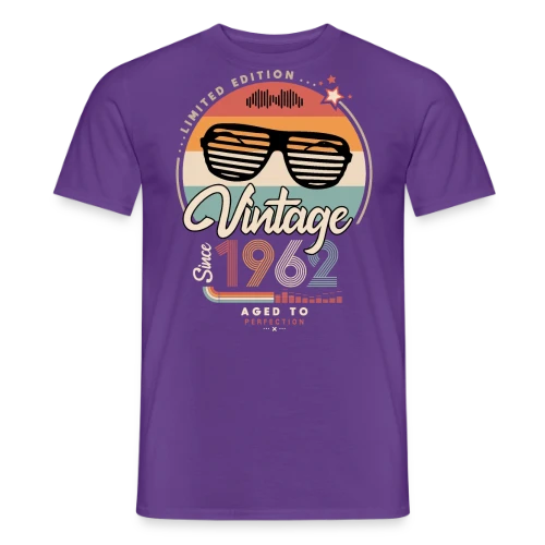 Vintage Depuis 1962 : Un Classique Rétro - T-shirt homme