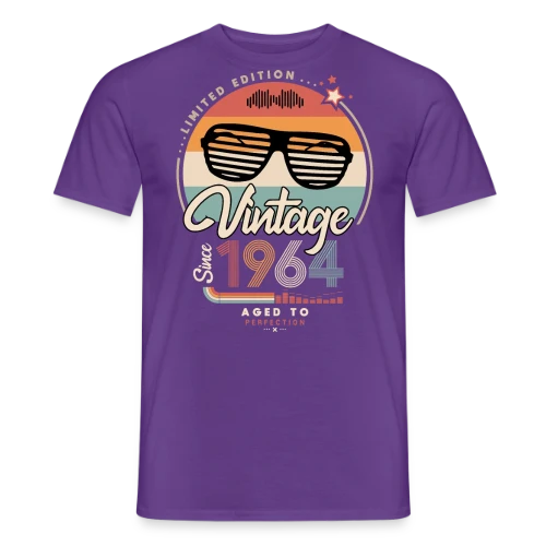 Vintage Depuis 1964 : Un Classique Intemporel - T-shirt homme