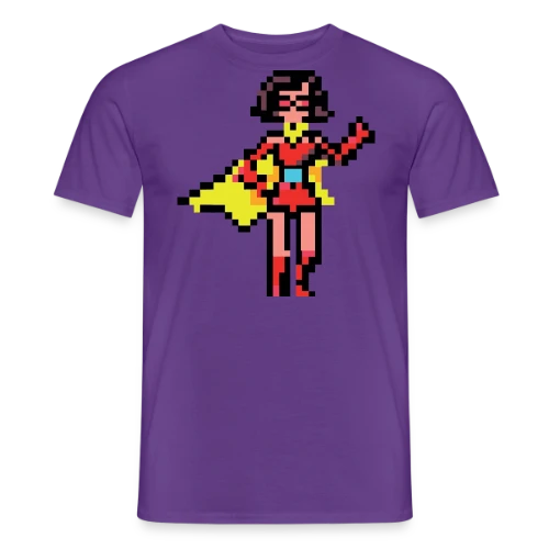 Super-Héroïne Rétro Mag - T-shirt homme