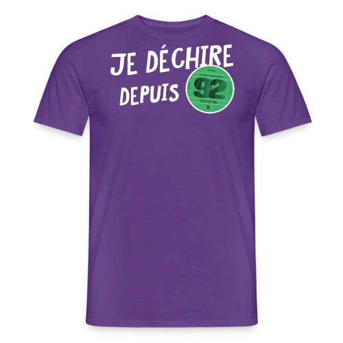 T-shirt Anniversaire 1992 'Je Dékire' - Vignette Automobile Rétro - T-shirt homme