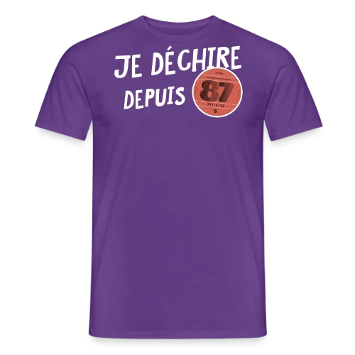 Je déchire depuis 1987 - Anniversaire Rétro - T-shirt homme