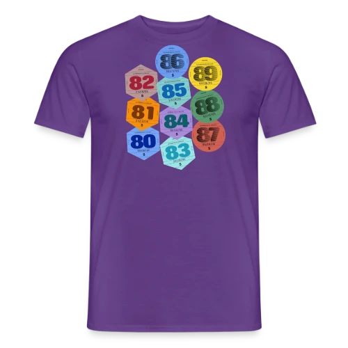 Vignette Auto Rétro Années 80 - T-shirt homme