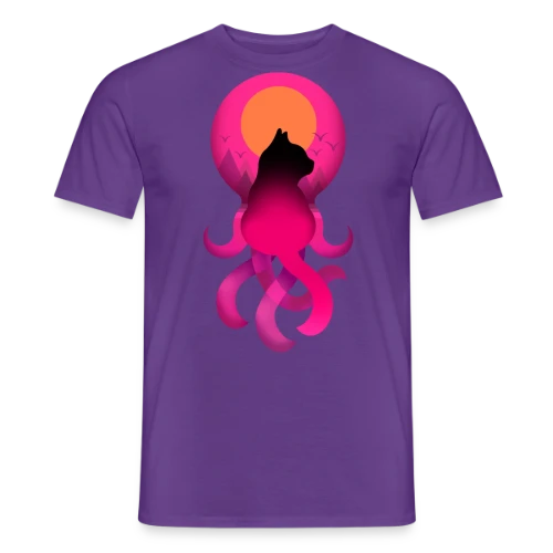 Octo-Chat Fantastique - T-shirt homme