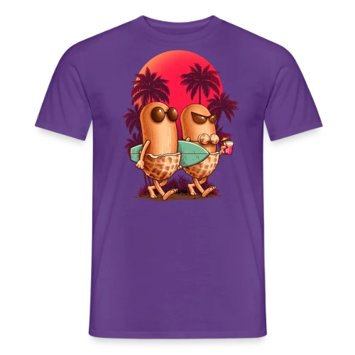 Cacahuètes en Vacances - T-shirt homme
