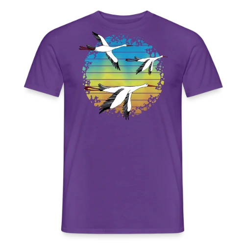 Cigogne Élégante - T-shirt homme