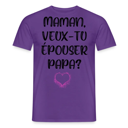 Demande en Mariage Enfant - T-shirt homme
