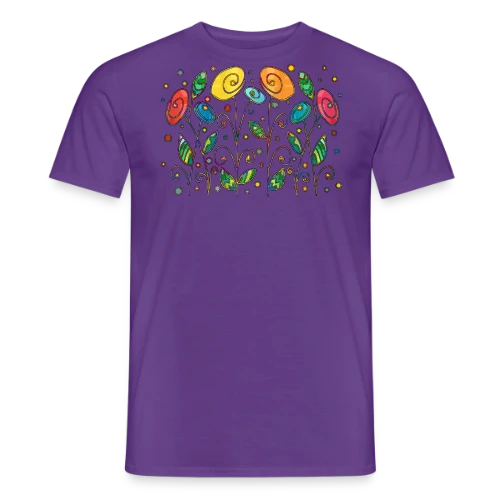 Fleurs Éclatantes - T-shirt homme