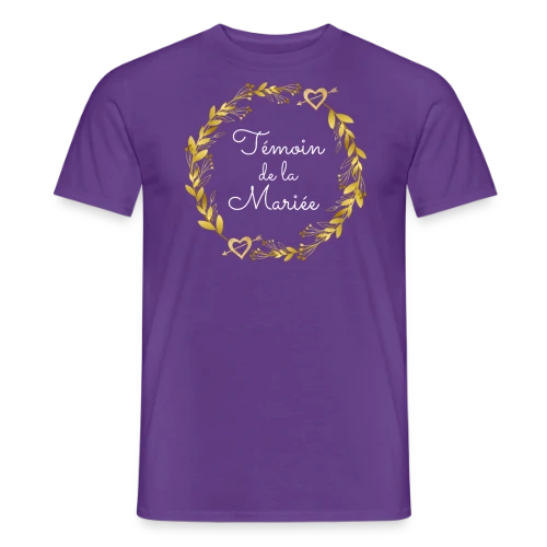 Témoin de la Mariée : T-shirt EVJF pour Demoiselle d'Honneur - T-shirt homme