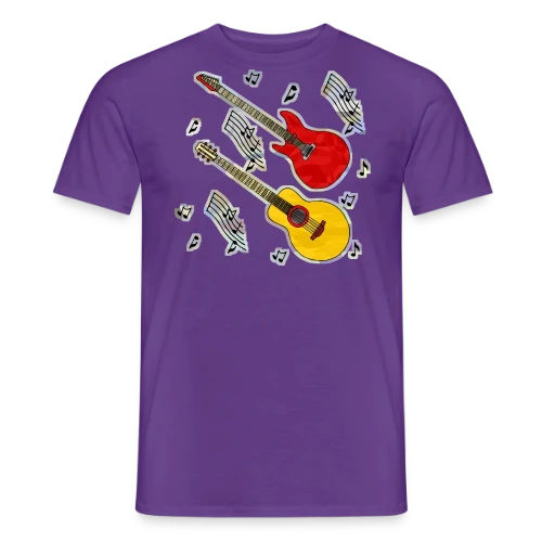 Mélodie Guitare Vintage - T-shirt homme