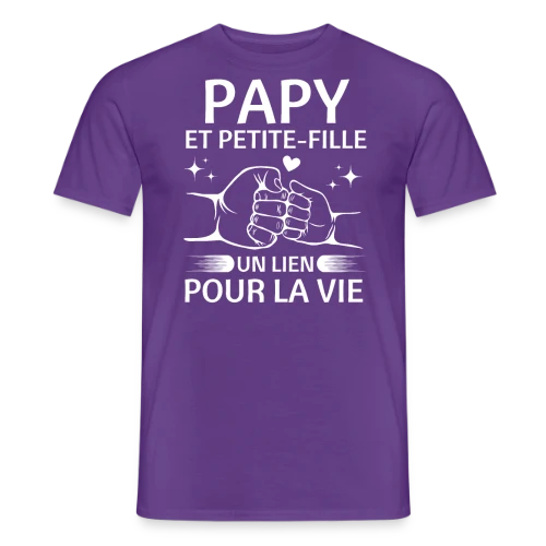 T-Shirt Papy et Petite-Fille - Un Lien pour la Vie - T-shirt homme