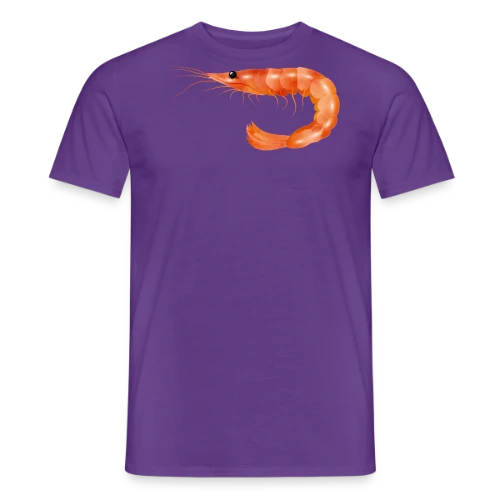 Crevette Rose Scampi Style Croquis - T-shirt homme