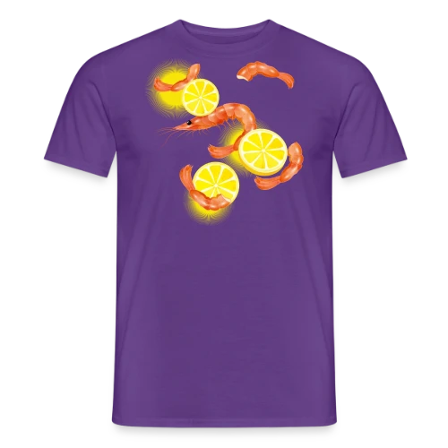 Crevettes et Citron Frais - T-shirt homme