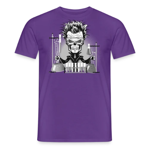 Crâne Scientifique Déjanté au Labo - T-shirt homme