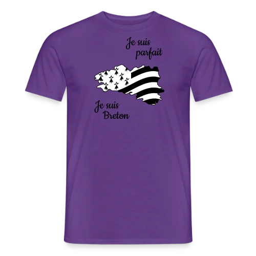 T-shirt "Je suis Breton, donc parfait !" - T-shirt homme
