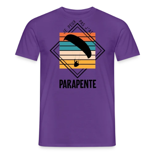 T-Shirt Humour : Je Peux Pas J'ai Parapente - T-shirt homme