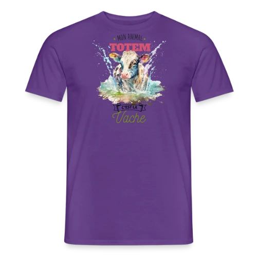 Ma Vache, Mon Animal Totem Humour - T-shirt homme