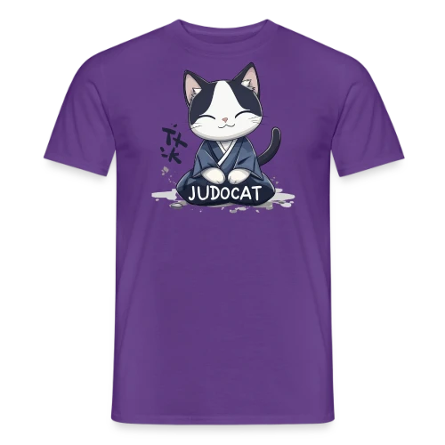 JUDOCAT: Le chat manga judoka - T-shirt homme