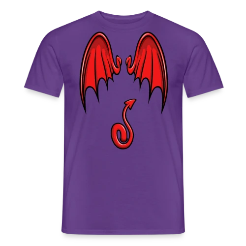 Ailes & Queue de Diable Cartoon - T-shirt homme