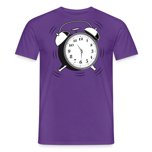 T-shirt Réveil Rétro 6h - L'Heure du Style Vintage - T-shirt homme
