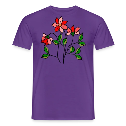 Fleurs Épanouies - T-shirt homme