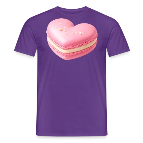 Macaron Cœur - Déclaration Gourmande - T-shirt homme