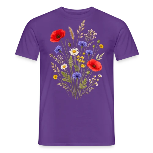 Fleurs Sauvages - Esprit Bohème Nature - T-shirt homme