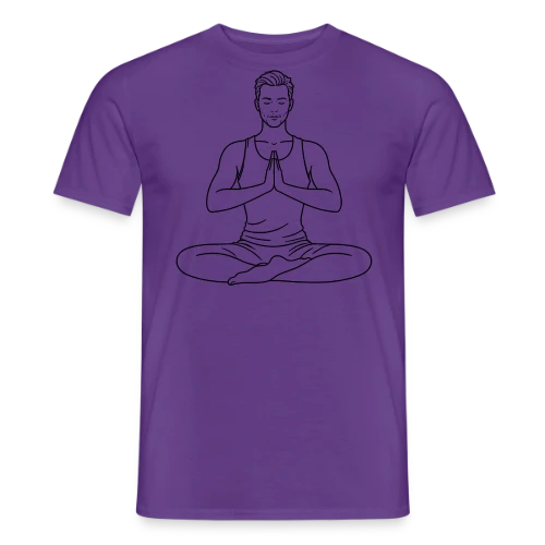 Homme en Posture de Yoga - T-shirt homme