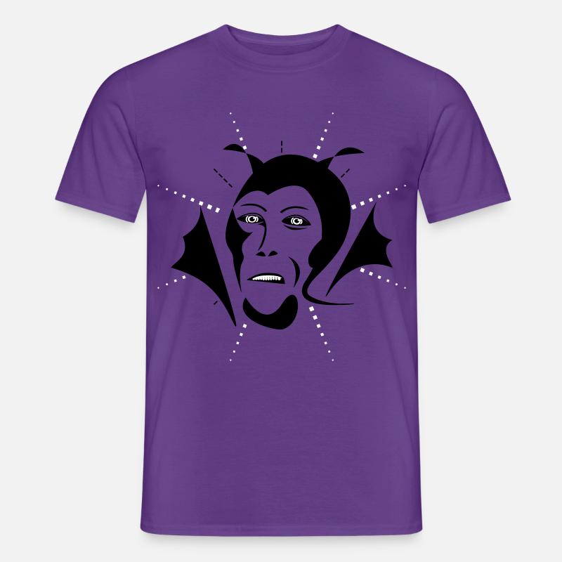 Devil / Teufel - Männer T-Shirt - Lila