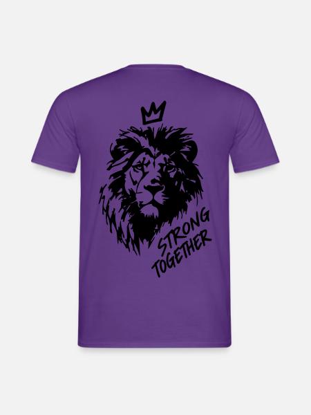 Strong Together - Männer T-Shirt - Lila