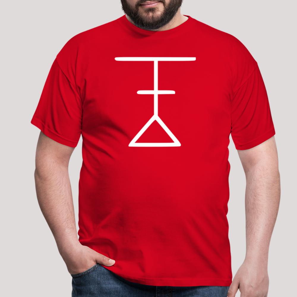 Ynglist Rune Weiß - Männer T-Shirt Rot