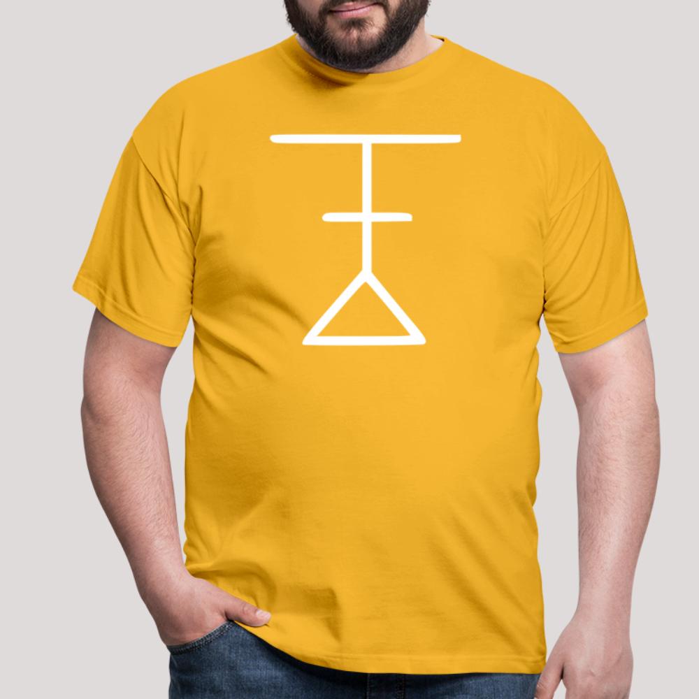 Ynglist Rune Weiß - Männer T-Shirt Gelb