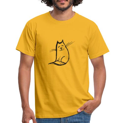 Süße Katze - Männer T-Shirt