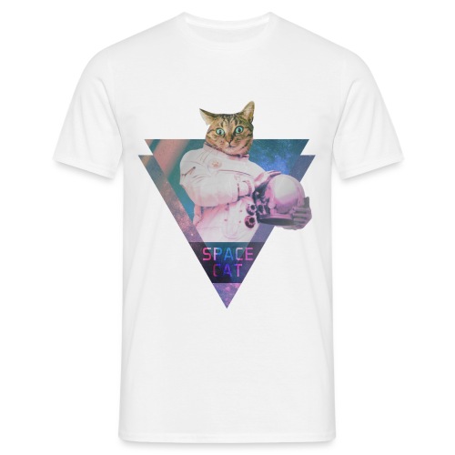 SPACE CAT - Katze aus dem All - Männer T-Shirt