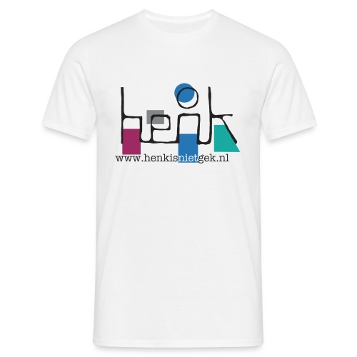 henkisnietgek-logo - Mannen T-shirt