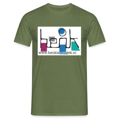 henkisnietgek-logo - Mannen T-shirt