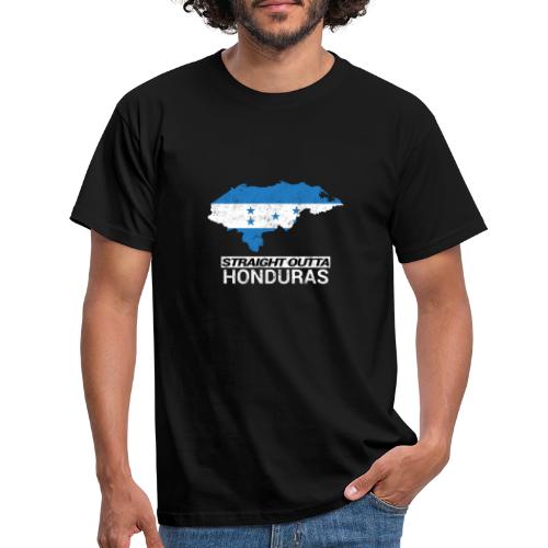 Straight Outta Honduras country map & flag - Men's T-Shirt