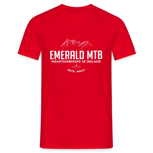 Emerald MTB logo - Men's T-Shirt