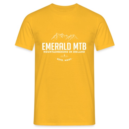 Emerald MTB logo - Men's T-Shirt