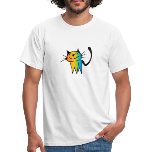 Cute Rainbow Cat - Männer T-Shirt