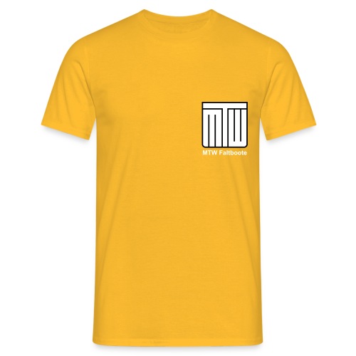 mtw logo weisser text spreadshirt - Männer T-Shirt