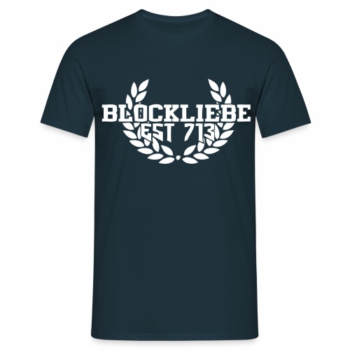 Blockliebe 'Classic' Logo - Männer T-Shirt