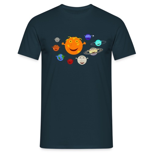 the solar system 1 png - Men's T-Shirt