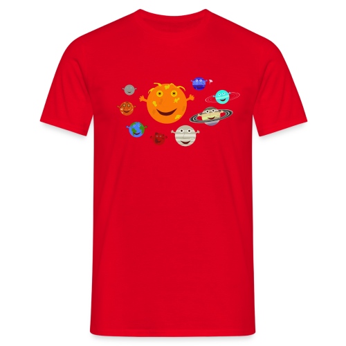 the solar system 1 png - Men's T-Shirt