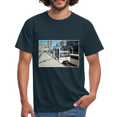 Randstadrail in Den Haag - Mannen T-shirt